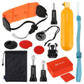 PULUZ 14-in-1 Surfing Accessories Kit: Bobber, Floaty Sponge, Mounts, Straps, Storage for GoPro & Action Cameras