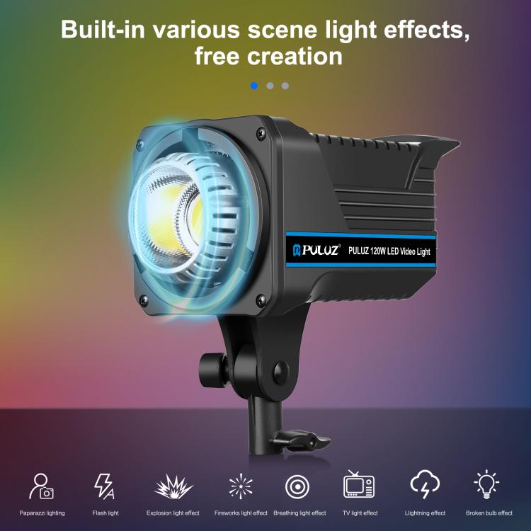 PULUZ 220V 120W Studio Video Light + 2.8m Light Holder + 65cm Foldable Lantern Softbox Photography Kit, 120W 2700K-6500K Light 2.8m Light Holder Kit US Plug, 120W 2700K-6500K Light 2.8m Light Holder Kit EU Plug                                          ...