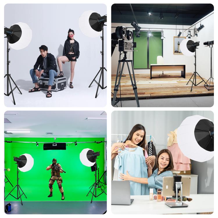 PULUZ 220V 120W Studio Video Light + 2.8m Light Holder + 65cm Foldable Lantern Softbox Photography Kit, 120W 2700K-6500K Light 2.8m Light Holder Kit US Plug, 120W 2700K-6500K Light 2.8m Light Holder Kit EU Plug                                          ...