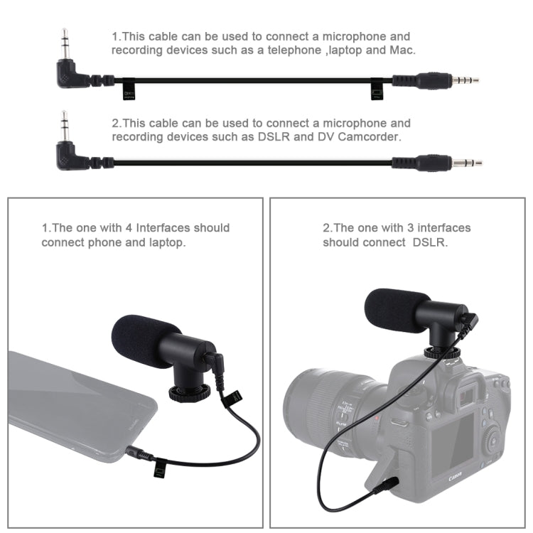 PULUZ Live Broadcast Smartphone Video Light Vlogger Kits with Microphone + LED Light + Tripod Mount + Phone Clamp Holder (Black)