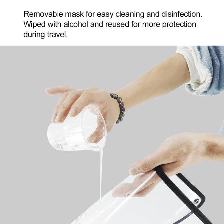 50 PCS Anti-Saliva Splash Anti-Spitting Anti-Fog Anti-Oil Protective Baseball Cap Mask Removable Face Shield