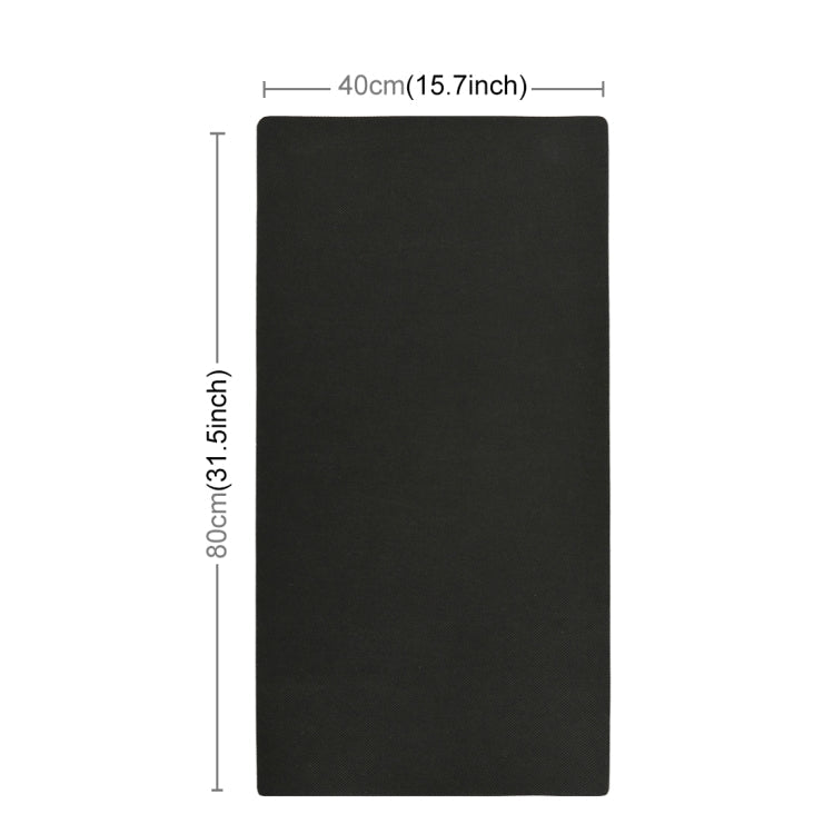 6 PCS PULUZ Collapsible Photography Studio Background, 6 Colors (Black, White, Red, Blue, Orange, Green), Size: 80cm x 40cm