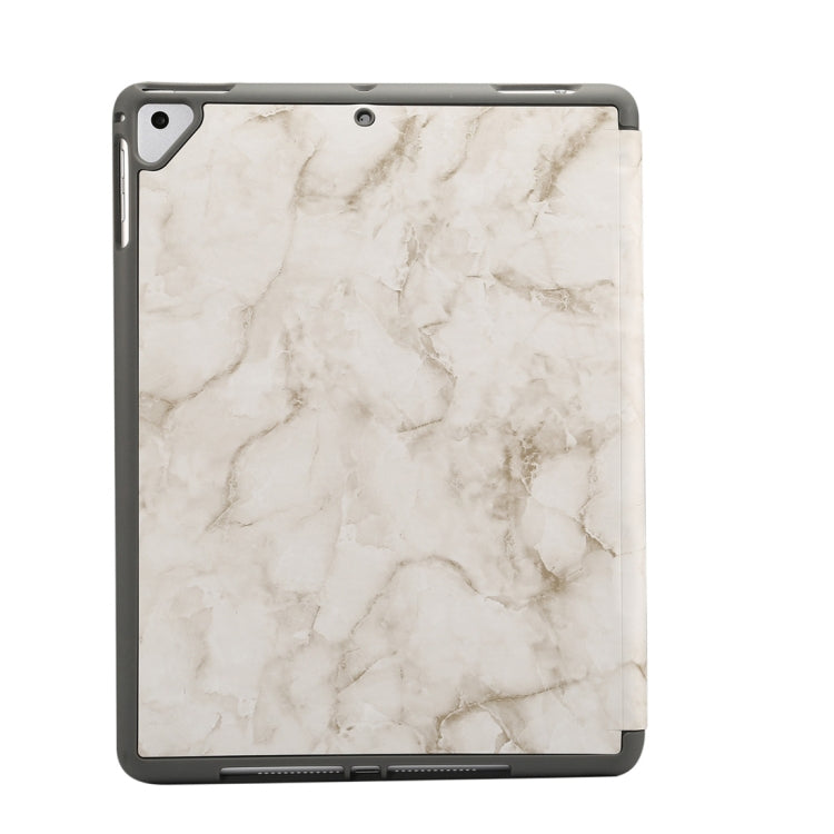 Marble Texture Pattern Horizontal Flip Case for iPad 9.7 (2018) , with Three-folding Holder & Pen Slots, For iPad 9.7 (2018) & iPad Air & iPad Air 2 & iPad Pro 9.7 & iPad 9.7 2017, For iPad 9.7 (2018)
