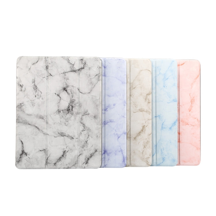 Marble Texture Pattern Horizontal Flip Case for iPad 9.7 (2018) , with Three-folding Holder & Pen Slots, For iPad 9.7 (2018) & iPad Air & iPad Air 2 & iPad Pro 9.7 & iPad 9.7 2017, For iPad 9.7 (2018)