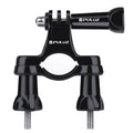 PULUZ Universal Bike Handlebar Mount with Screw for GoPro Hero12 Black / Hero11 /10 /9 /8 /7 /6 /5, Insta360 Ace / Ace Pro, DJI Osmo Action 4, Black