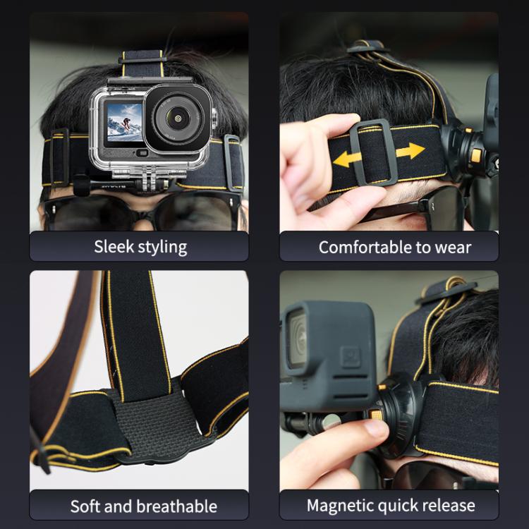 PULUZ Magnetic Quick-release Head Strap Harness Belt, Head Strap