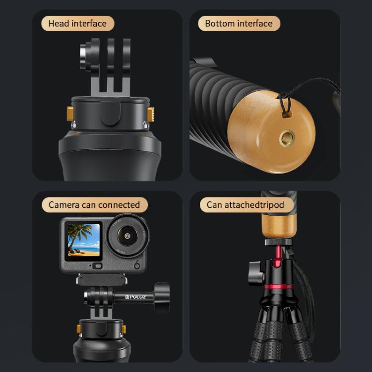 PULUZ Magnetic Quick Release Floating Handle Hand Grip, Floating Grip
