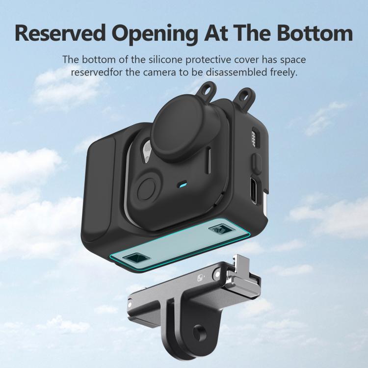 For Insta360 GO Ultra PULUZ 2 in 1 Silicone Expansion Module Body & Lens Cover, For Insta360 GO Ultra