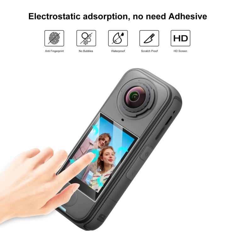 For Insta360 X4 Air PULUZ HD Screen Tempered Glass Film, For Insta360 X4 Air
