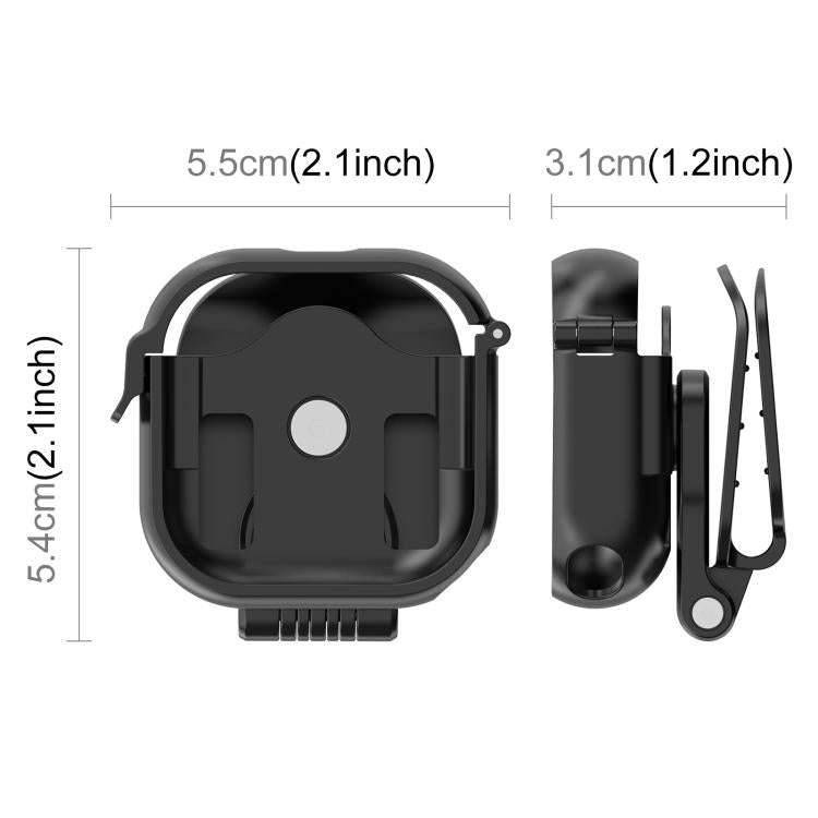 For Insta360 GO Ultra PULUZ Baseball Hat Clip Camera POV Vlog Mount, For Insta360 GO Ultra Hat Clip
