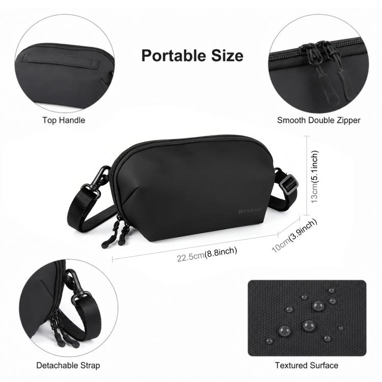 For DJI Osmo Pocket 4 / 3 PULUZ Multifunctional Carrying Storage Handbag Data Camera Digital Bag with Shoulder Strap