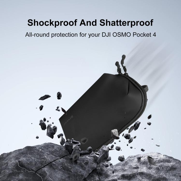 For DJI Osmo Pocket 4 / 3 PULUZ Multifunctional Carrying Storage Handbag Data Camera Digital Bag with Shoulder Strap