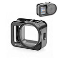 PULUZ  Aluminum Alloy Protective Cage with 58mm UV Lens & Lens Cover for GoPro MISSION 1 / 1 PRO, Protective Cage