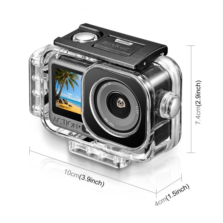 For DJI Osmo Action 6 PULUZ Magnetic 60m Waterproof Housing Diving Case, For DJI Osmo Action 6