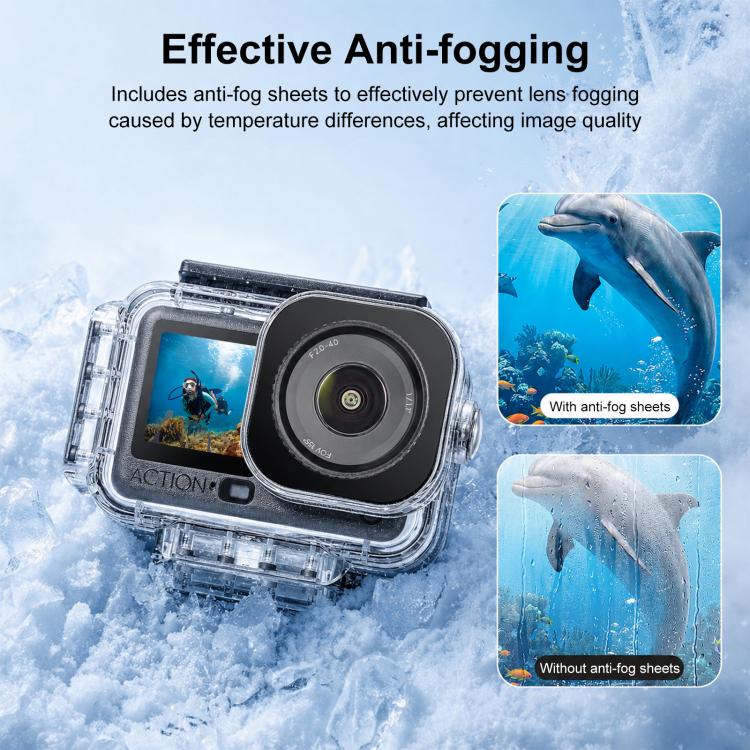 For DJI Osmo Action 6 PULUZ Magnetic 60m Waterproof Housing Diving Case, For DJI Osmo Action 6