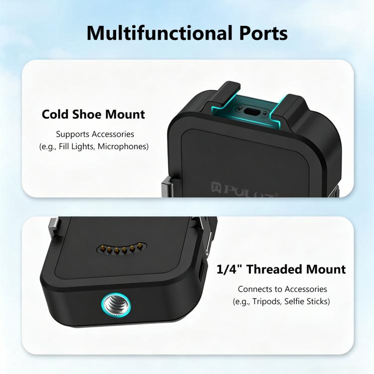 For Insta360 GO Ultra PULUZ Data Transmission Base Multifunctional Charging Base, Charging Base