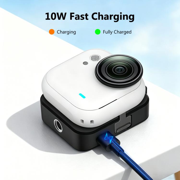 For Insta360 GO Ultra PULUZ Data Transmission Base Multifunctional Charging Base, Charging Base
