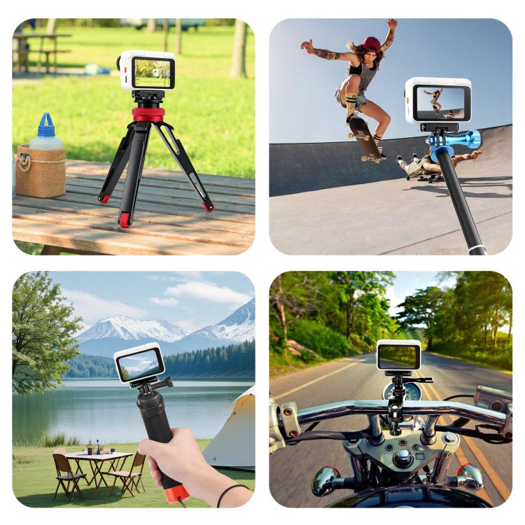 For Insta360 GO Ultra PULUZ Magnetic Metal Quick Release Base Mount, For Insta360 GO Ultra Zinc Alloy