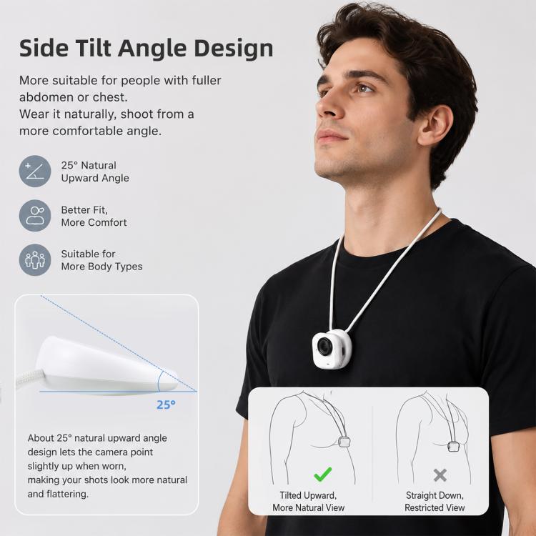 For Insta360 Go 3 Ultra PULUZ Upgraded Magnetic Pendant Holder Quick Release Neck Strap, For Insta360 GO Ultra