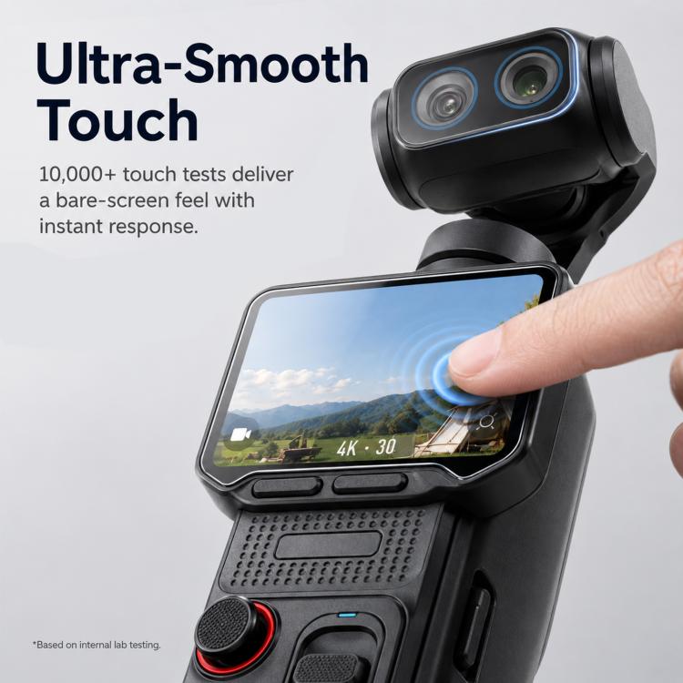 For Insta360 Luna Ultra PULUZ 9H 2.5D HD Tempered Glass Screen Film + Lens Protector
