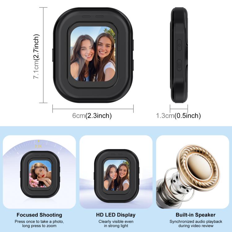 PULUZ Magnetic Phone Vlog Selfie Monitor Screen