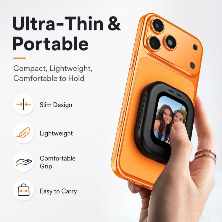 PULUZ Magnetic Phone Vlog Selfie Monitor Screen