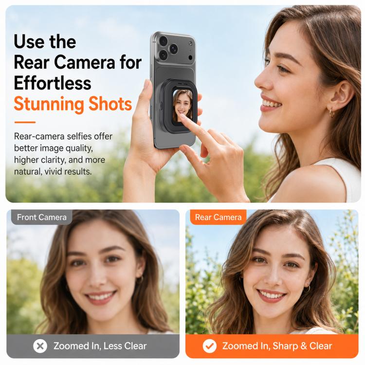 PULUZ Magnetic Phone Vlog Selfie Monitor Screen