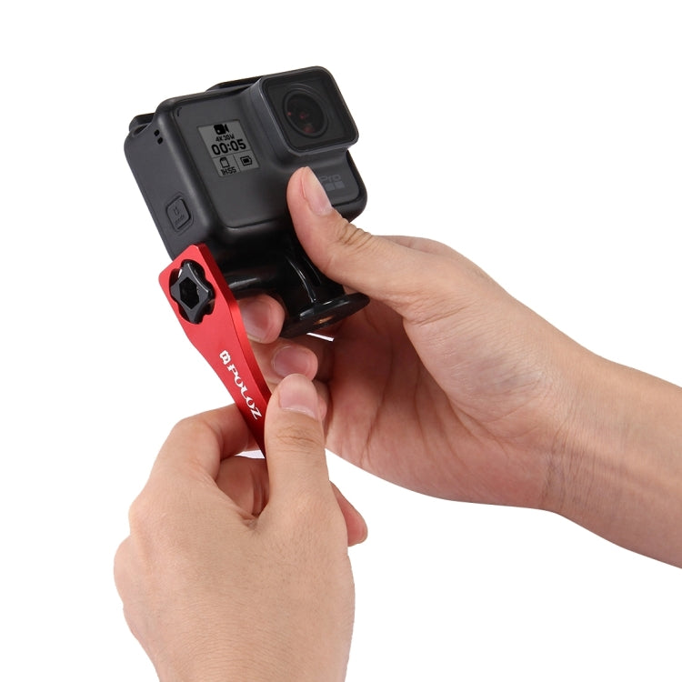 PULUZ CNC Aluminum Alloy Wrench for GoPro HERO11/10/9/8 & Action Cameras (Red)