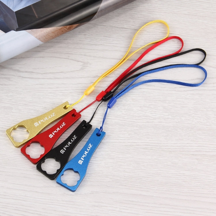 PULUZ CNC Aluminum Alloy Wrench for GoPro HERO11/10/9/8 & Action Cameras (Red)
