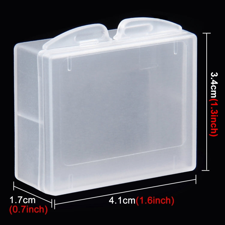 PULUZ Hard Plastic Transparent Battery Storage Box (for GoPro HERO8 Black /7 /6 /5 Battery)