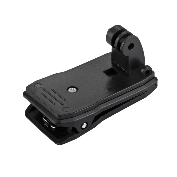 PULUZ 360° Rotating Backpack Clamp Mount for GoPro HERO12/11/10/9 & Action Camera