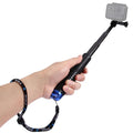 PULUZ Extendable Pole Monopod for GoPro HERO10 / HERO9 / HERO8 / HERO7 /6 /5, DJI Osmo Action, Length: 19-49cm