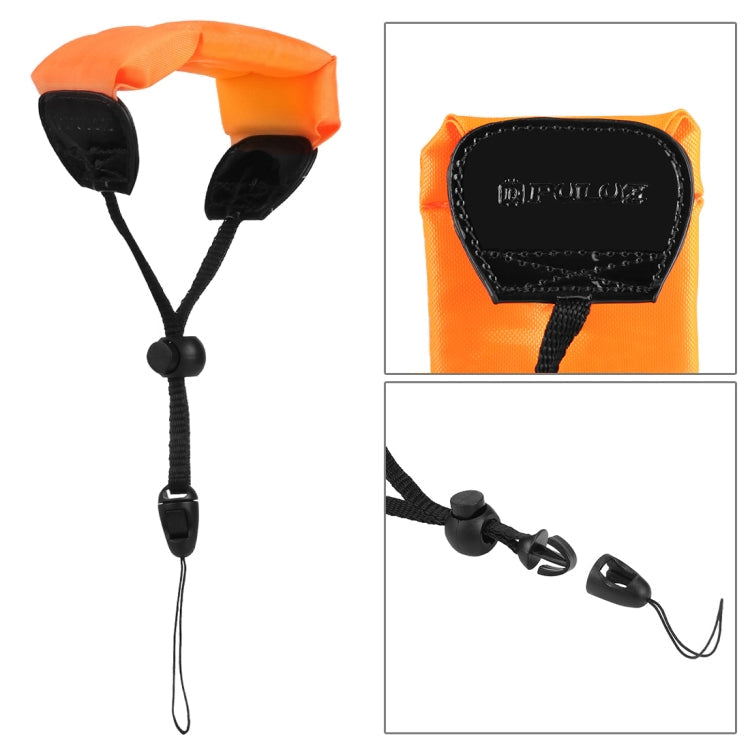 PULUZ Floating Bobber Wrist Strap for GoPro Hero12 Black / Hero11 /10 /9 /8 /7 /6 /5, Insta360 Ace / Ace Pro, DJI Osmo Action 4, Length: 20cm