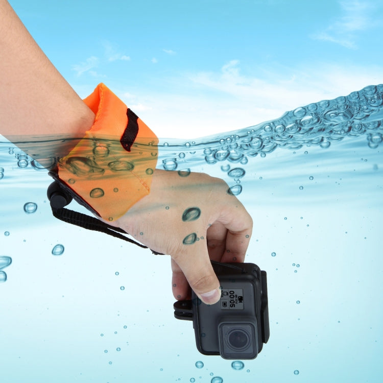 PULUZ Floating Bobber Wrist Strap for GoPro Hero12 Black / Hero11 /10 /9 /8 /7 /6 /5, Insta360 Ace / Ace Pro, DJI Osmo Action 4, Length: 20cm