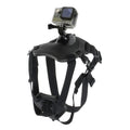 PULUZ Hound Dog Fetch Harness Adjustable Chest Strap Mount for GoPro, Insta360, DJI and Other Action Cameras, Dog Chest Strap