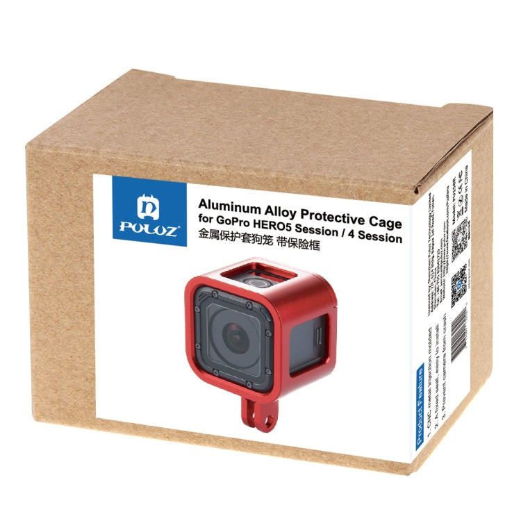 PULUZ Housing Shell CNC Aluminum Alloy Protective Cage with Insurance Frame for GoPro HERO5 Session /HERO4 Session /HERO Session, For HERO5 Session with Frame UK Stock, For HERO4 Session UK Stock, For HERO5 Session with Frame US Stock                  ...