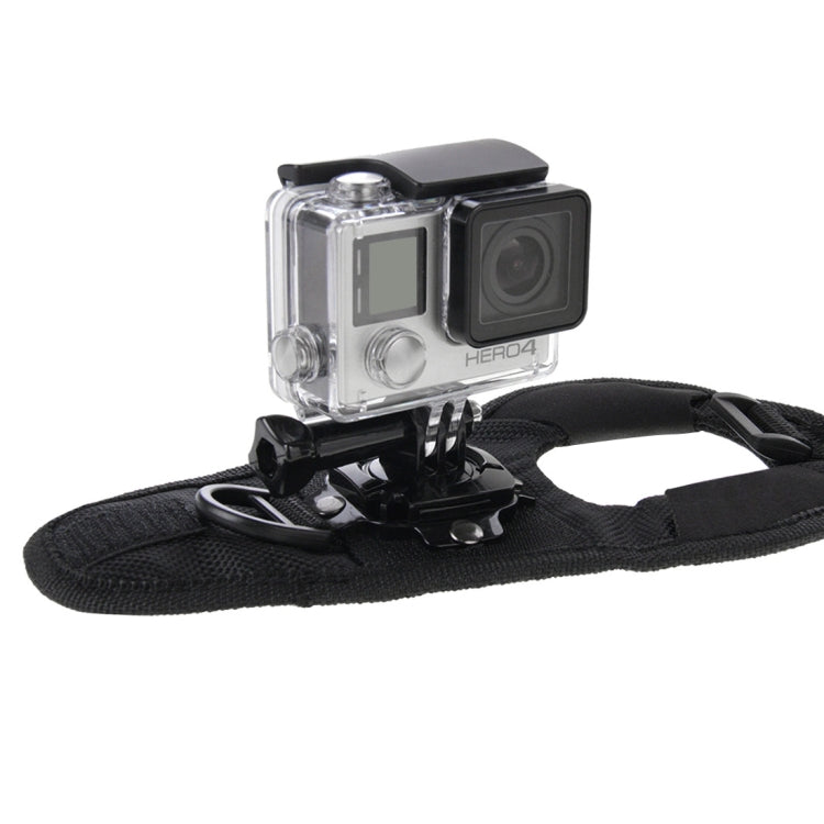 PULUZ 360 Degree Rotation Glove Style Palm Strap Mount Band for GoPro Hero12 Black / Hero11 /10 /9 /8 /7 /6 /5, Insta360 Ace / Ace Pro, DJI Osmo Action 4 and Other Action Cameras
