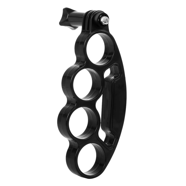 PULUZ Handheld Knuckles Grip Monopod with Thumb Screw for GoPro Hero12 / Hero11 /10 /9 /8 /7 /6 /5, Insta360 Ace / Ace Pro, DJI Osmo Action 4 (Black)
