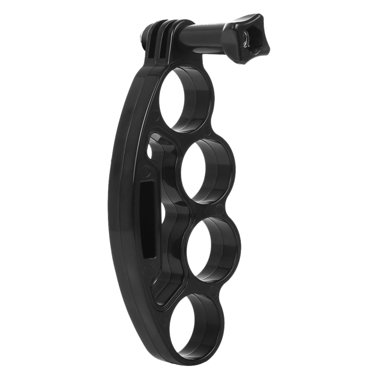 PULUZ Handheld Knuckles Grip Monopod with Thumb Screw for GoPro Hero12 / Hero11 /10 /9 /8 /7 /6 /5, Insta360 Ace / Ace Pro, DJI Osmo Action 4 (Black)
