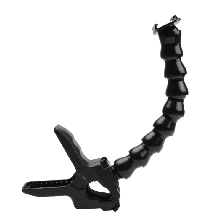 PULUZ Action Sports Cameras Jaws Flex Clamp Mount for GoPro, Insta360, DJI and Other Action Cameras, Jaws Mount