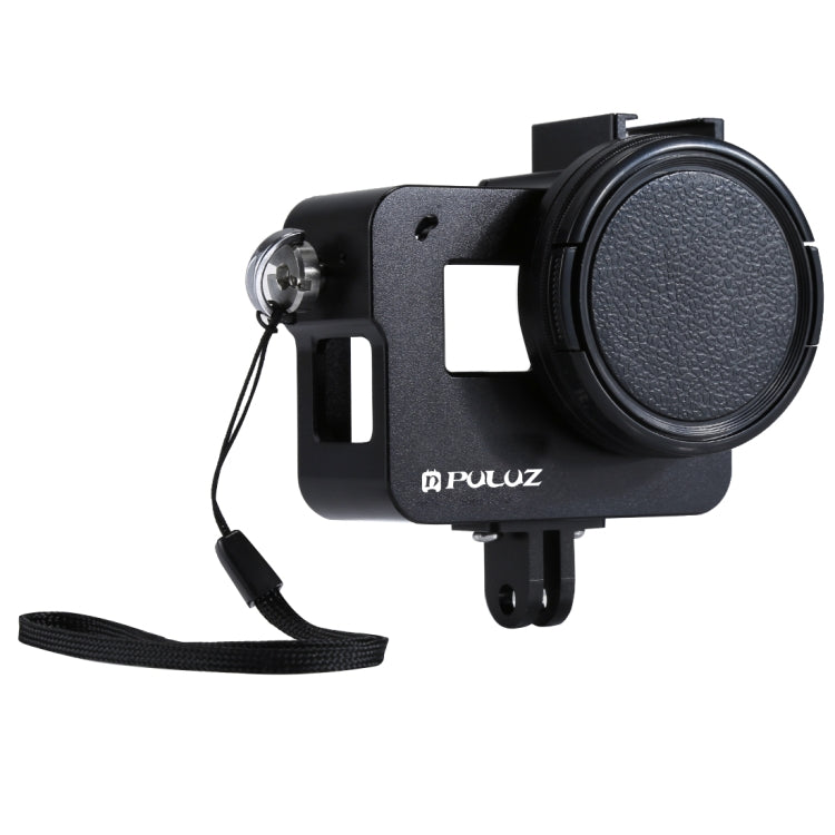 PULUZ Housing Shell CNC Aluminum Alloy Protective Cage with Insurance Frame & 52mm UV Lens for GoPro HERO(2018) /7 Black /6 /5, For HERO6 /5 Pull Frame UK Stock, For HERO6 /5 Pull Frame US Stock, For HERO6 /5 Pull Frame AE Stock, For HERO6 /5 Pull Fram...