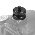PULUZ Reinforced Hot Shoe 1/4 inch Screw Adapter with Double Nut for DSLR Cameras and GoPro HERO Series