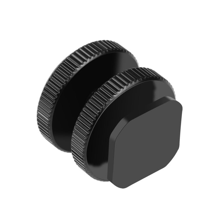 PULUZ Reinforced Hot Shoe 1/4 inch Screw Adapter with Double Nut for DSLR Cameras and GoPro HERO Series