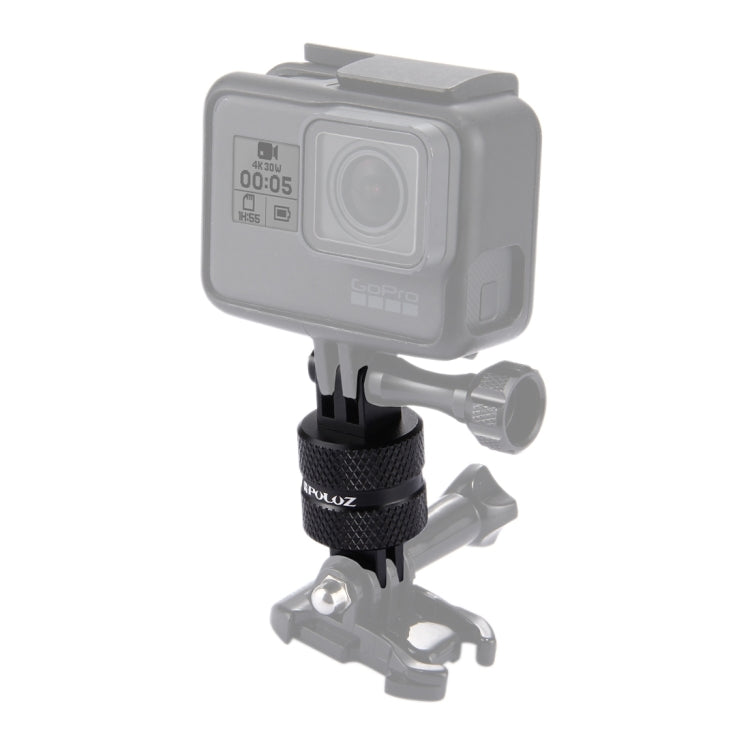 PULUZ 360 Degree Rotation CNC Swivel Pivot Extension Arm Tripod Mount for GoPro, Insta360, DJI and Other Action Cameras