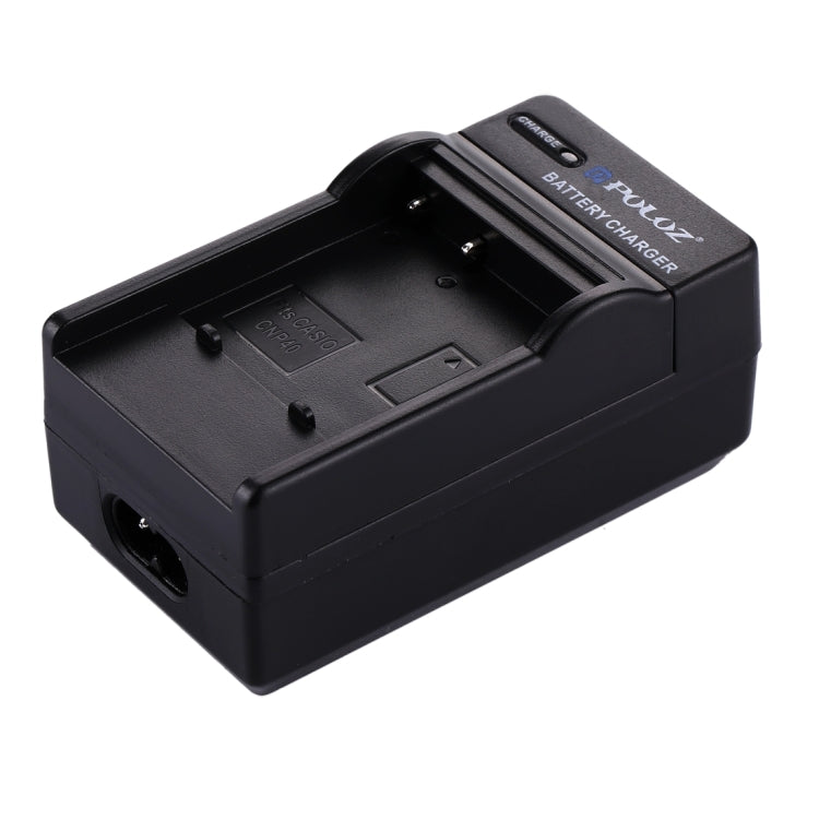 PULUZ Digital Camera Battery Car Charger for CASIO CNP40 Battery, CNP40 Car Charger