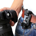 PULUZ Capture Camera Clip Aluminum Alloy Quick Release Clip with Plate(Red)