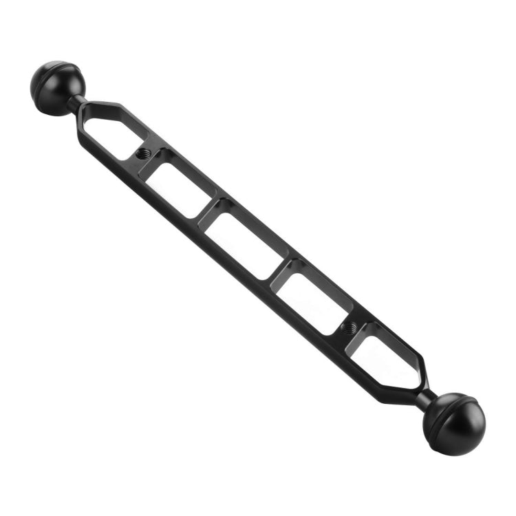 PULUZ 11.0 inch 27.9cm Aluminum Alloy Dual Balls Arm, Ball Diameter: 25mm, 11.0 inch (Blue), 11.0 inch (Red), 11.0 inch (Black)