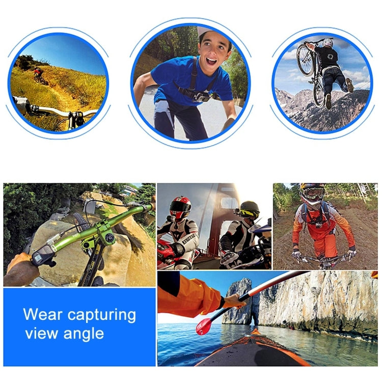 PULUZ Adjustable Chest Mount Belt with J Hook for GoPro HERO12/11/10/9 & Action Cameras