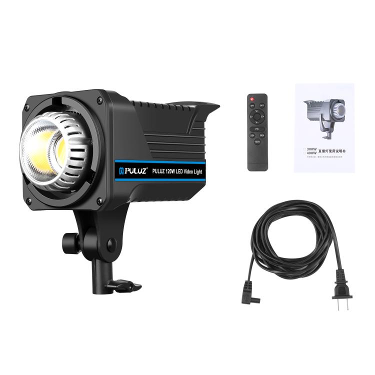 PULUZ 220V 120W Studio Video Light Dual Color Temperature Built-in Dissipate Heat System with Remote Control, 120W 2700K-6500K EU Plug, 120W 2700K-6500K UK Plug, 120W 2700K-6500K US Plug