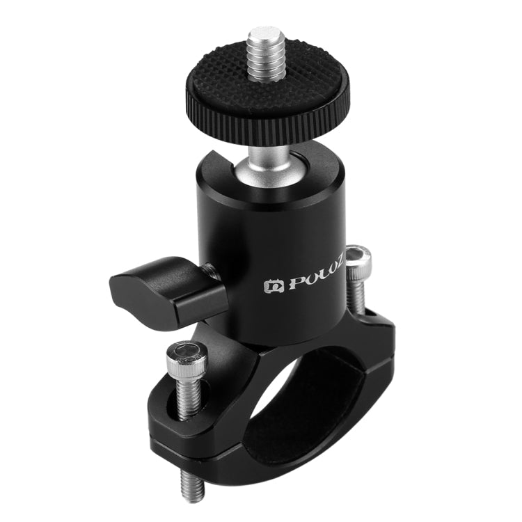 PULUZ Bike Aluminum Handlebar Tripod Ball Head Adapter Mount for DJI, Insta360, GoPro and Other Action Cameras, Ball Head Mount